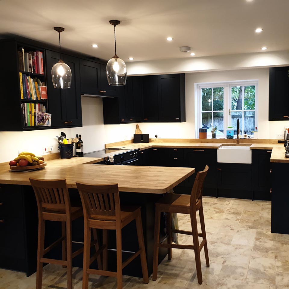 New kitched refit and rebuild Bradfield, Berkshire